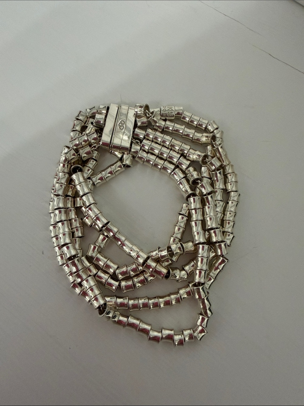 Links of London Sterling Silver Multi-Strand Beaded Necklace - Silver